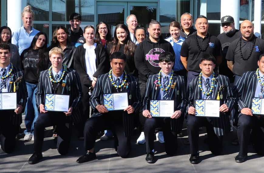 Students from Shirley Boys High School Graduate from Canterbury Police Programme Tautua