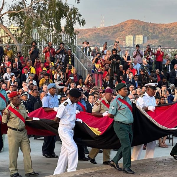 Winston Peters in Papua New Guinea For 50th Independence Celebrations