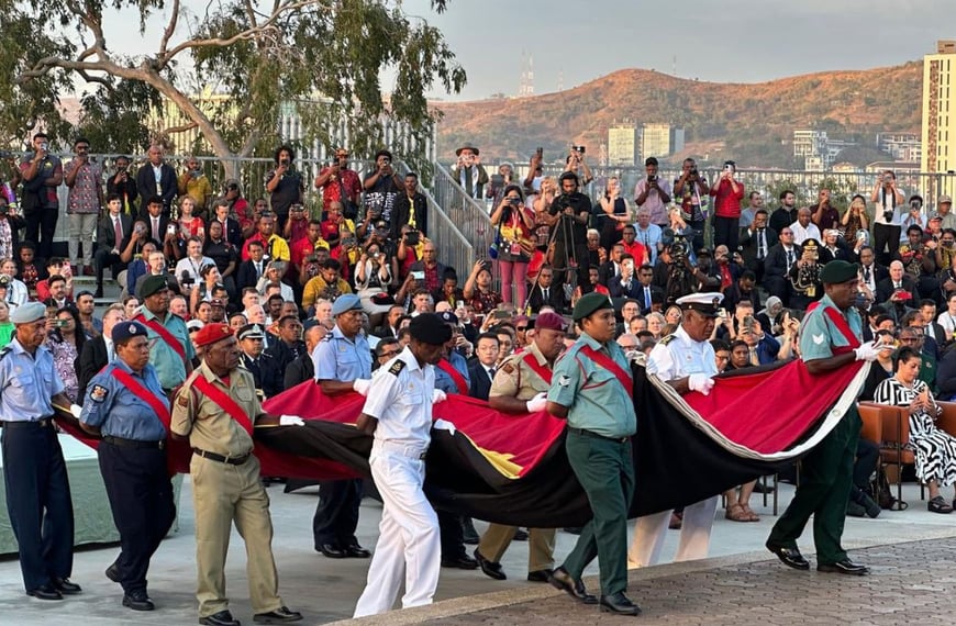 Winston Peters in Papua New Guinea For 50th Independence Celebrations