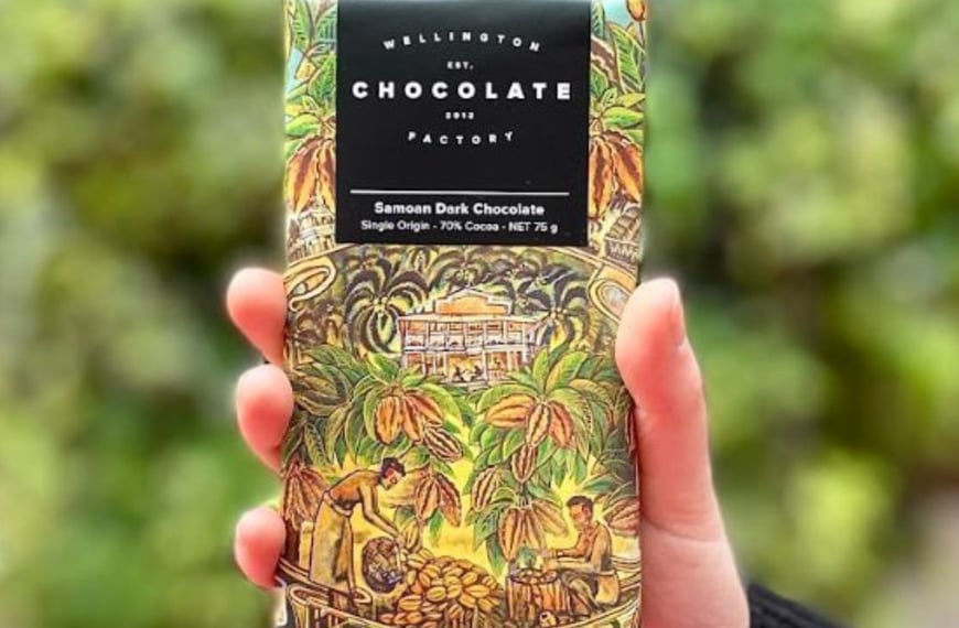 Wellington Chocolate Factory Unveils Samoan Chocolate Bar