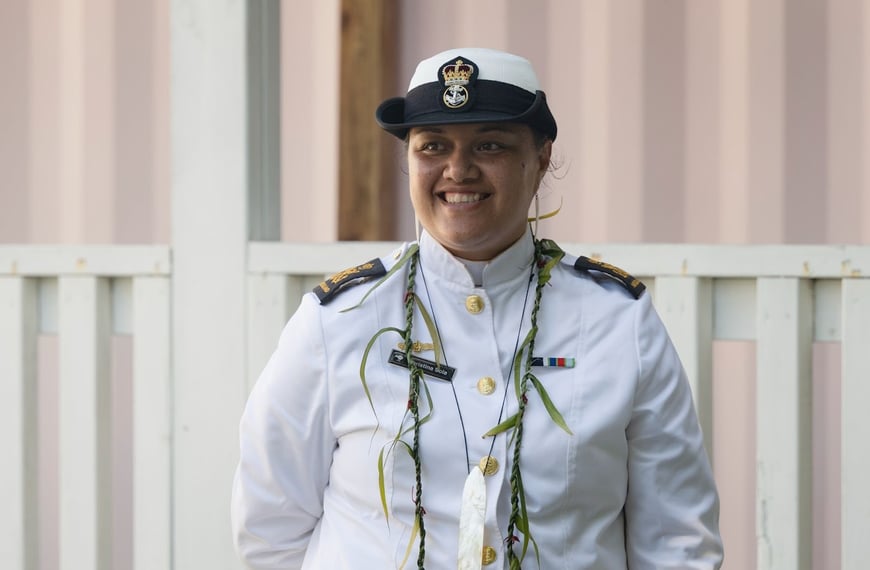Emotional Return to Tokelau for RNZN Sailor