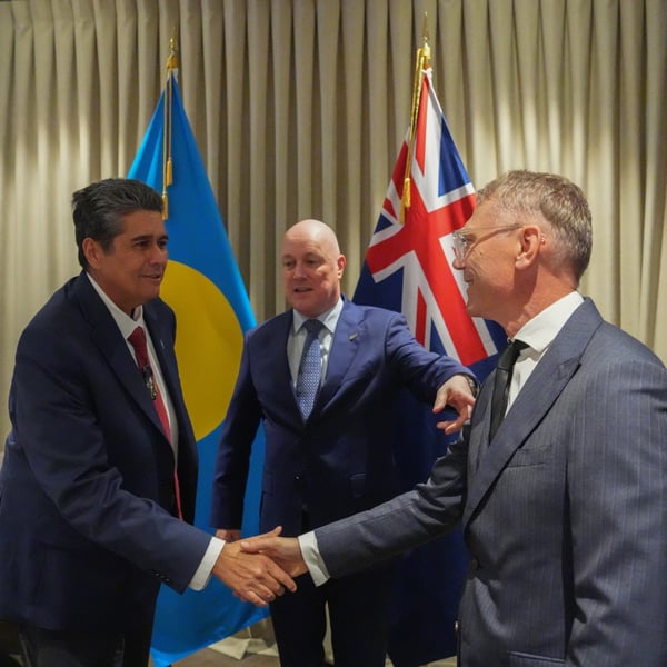 Palau President in New Zealand For First Official Visit