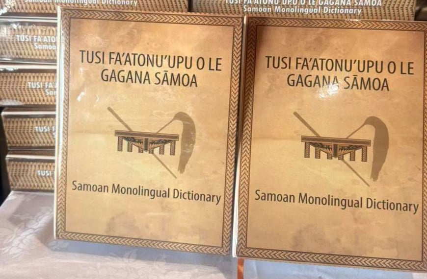 Gift for the Diaspora: Samoan Monolingual Dictionary Launched in Auckland
