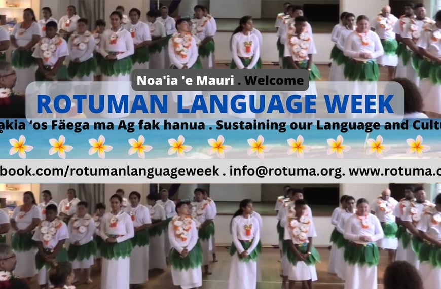 Rotuman Communities Celebrate Language Week 2026 