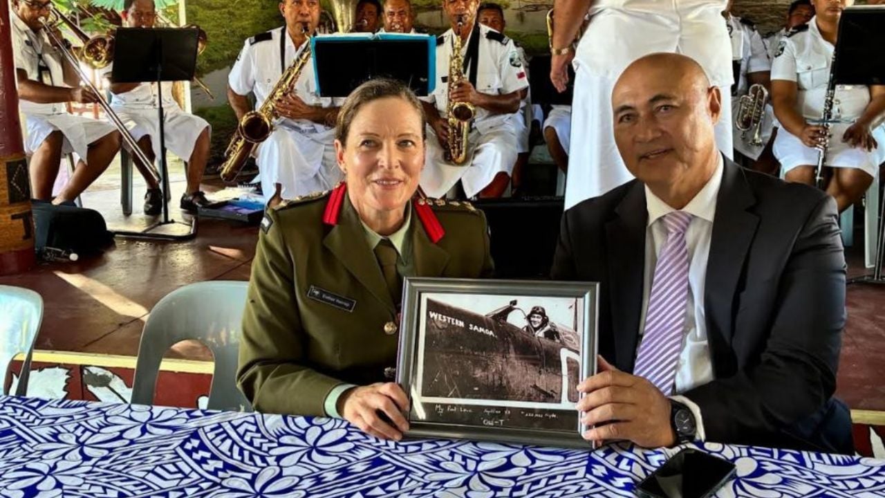 Samoa Anzac Day Ceremony Highlights Family Legacy of NZDF Brigadier