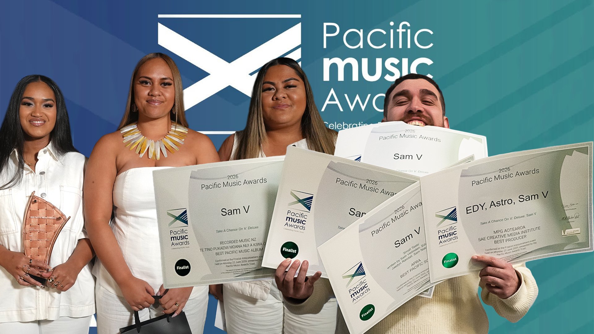 Sam V and Porirua trio A.R.T lead the Pacific Music…