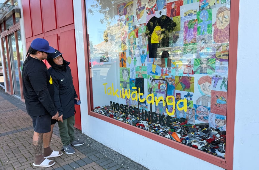 Beyond Words: 14-year-old Mosese Inoke speaks through his art