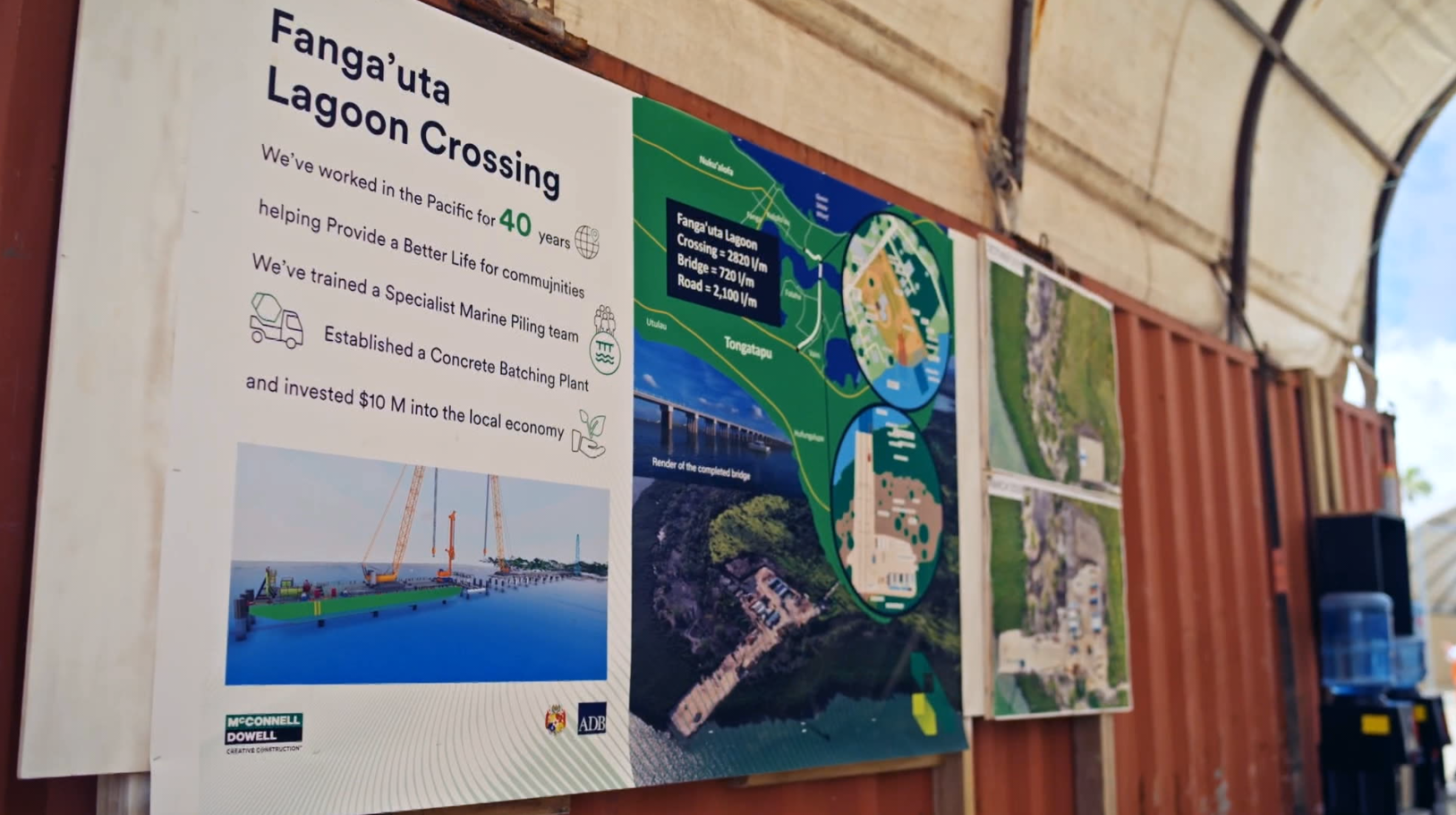 Landowners make a U-turn on the construction of a new bridge in Tonga