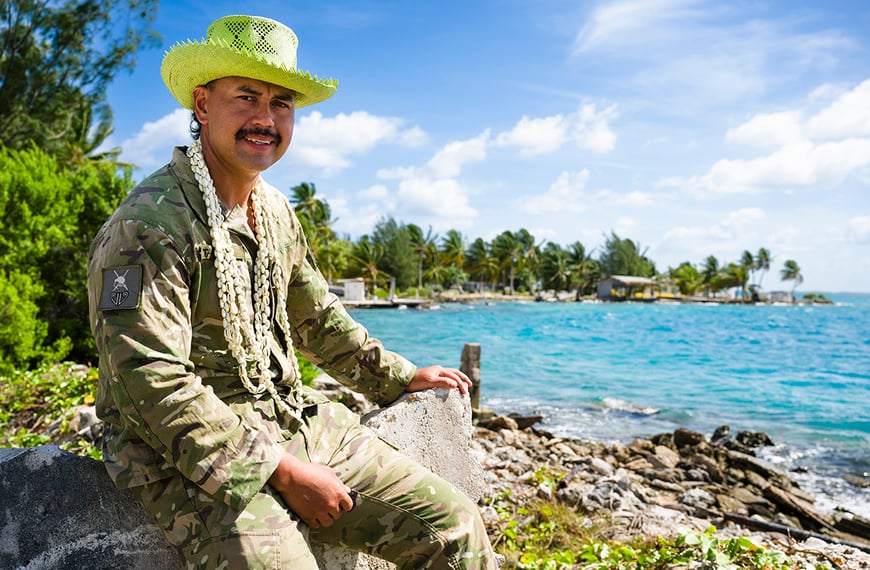 Cook Islands soldier builds connections on Penrhyn during Tropic Twilight