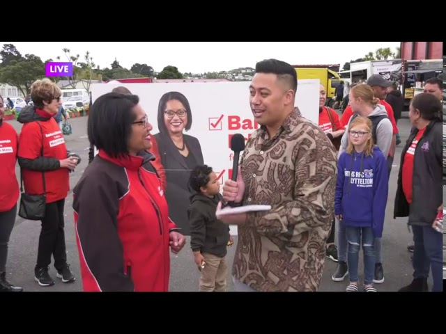 LIVE Labour's Mana candidate Barbara Edmonds Election 2020 TP+