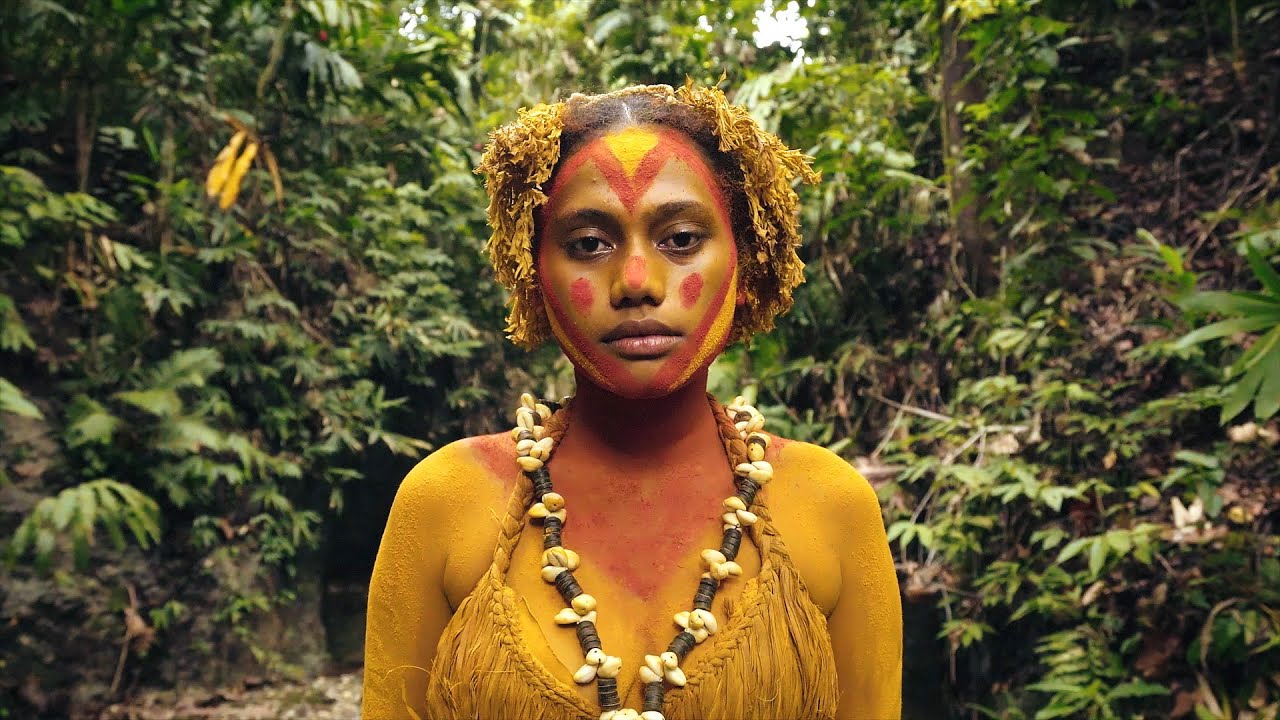 Image from Mia Kami music video Rooted filmed in Fiji and the Pacific