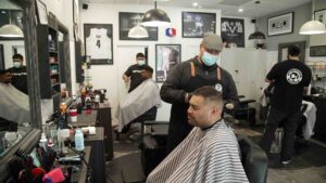 auckland barber opening after lockdown with my vaccine pass