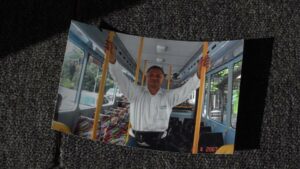 niue father Sunday Foliola was a bus enthusiast and worked as a driver for 26 years. Photo: Tagata Pasifika