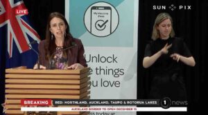 Jacinda Ardern announced details of the traffic light system last Monday.