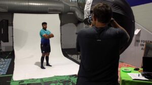 Moana Pasifika is made up of mainly Pacific Islands and Māori players and for many, this team photo shoot is their first taste of the super rugby realm.