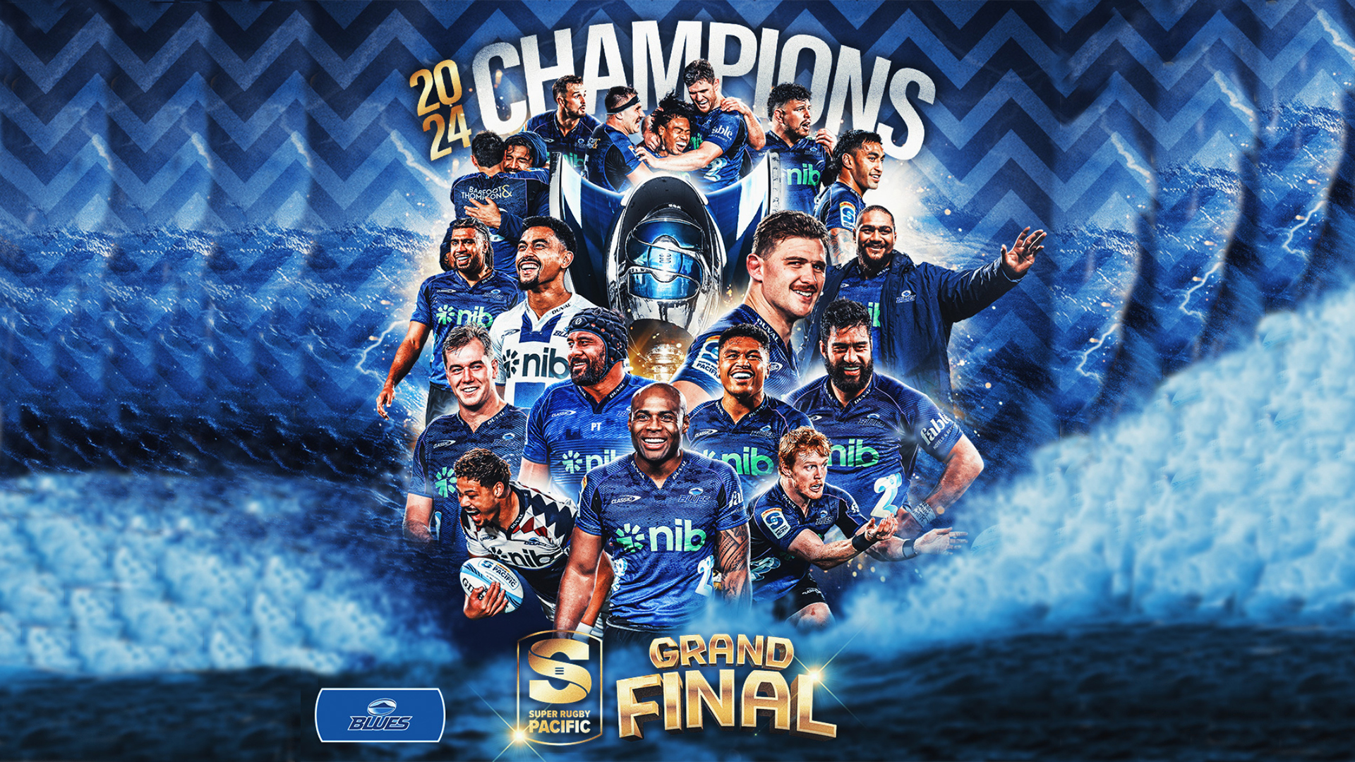 Blues crowned 2024 Super Rugby Pacific champs - TP+